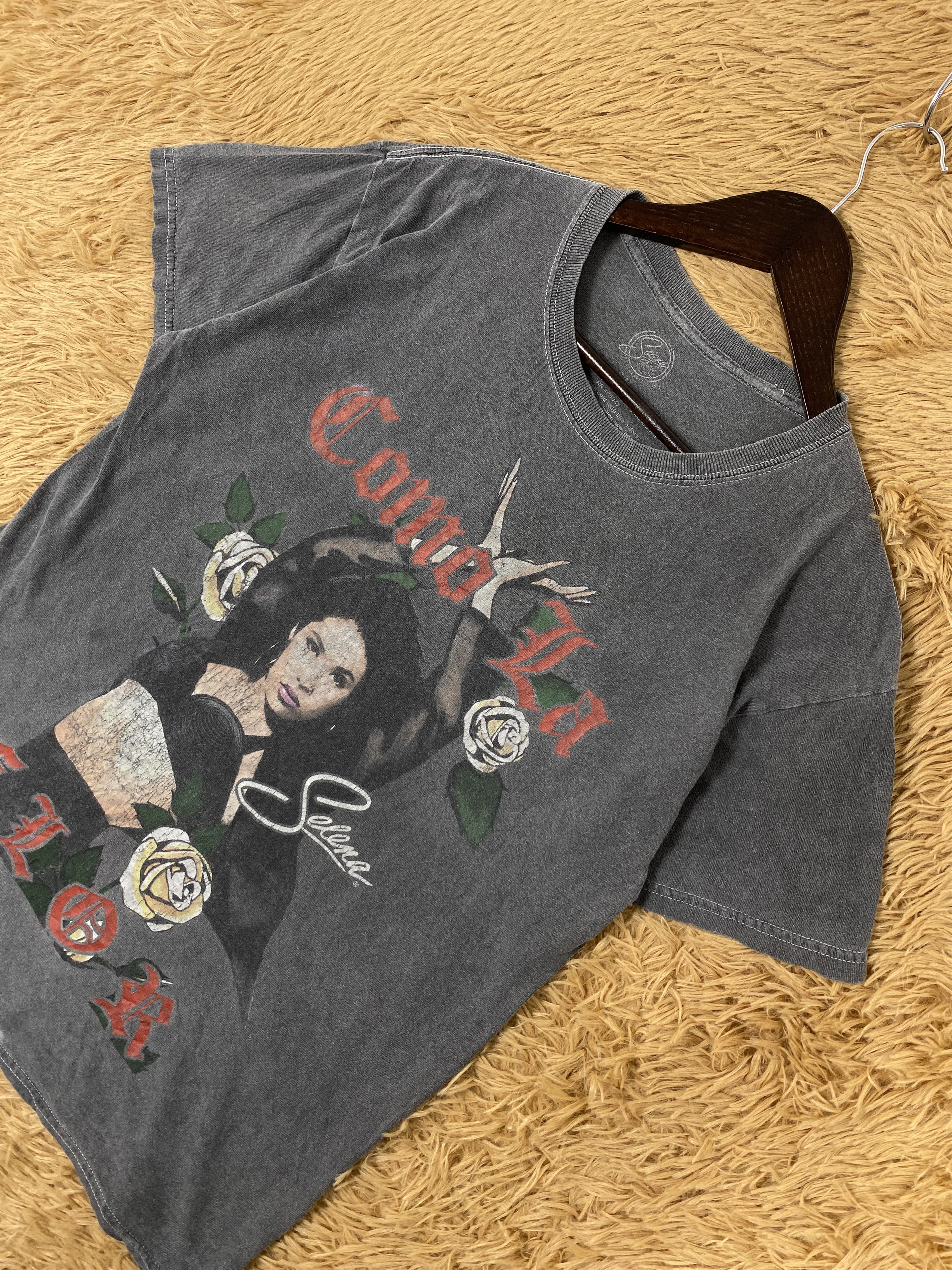 Band Tees Vintage Selena Como La Sunfaded T-Shirts PT0023 Size US M / EU 48-50 / 2 - 2 Thumbnail