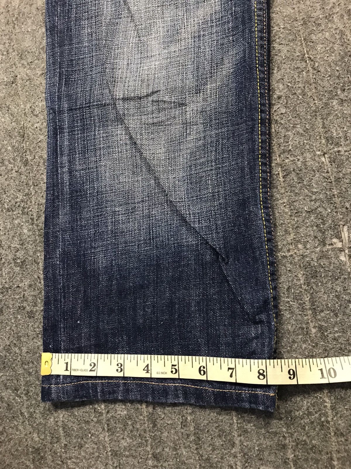 Japanese Brand Buiry Couture Indigo Denim Straight Cut Fits Size 34 Size US 34 / EU 50 - 16 Thumbnail