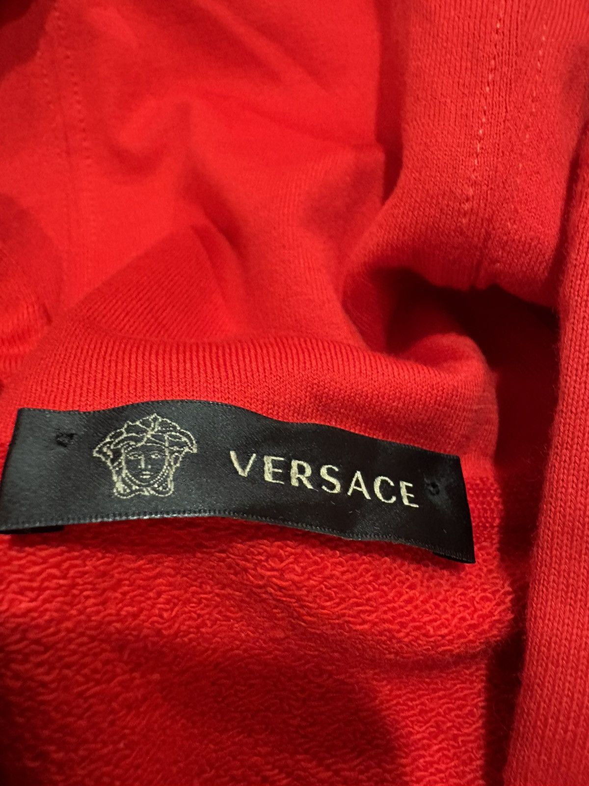 Versace Versace Logo Print Hoodie Red Size S Size US S / EU 44-46 / 1 - 7 Thumbnail