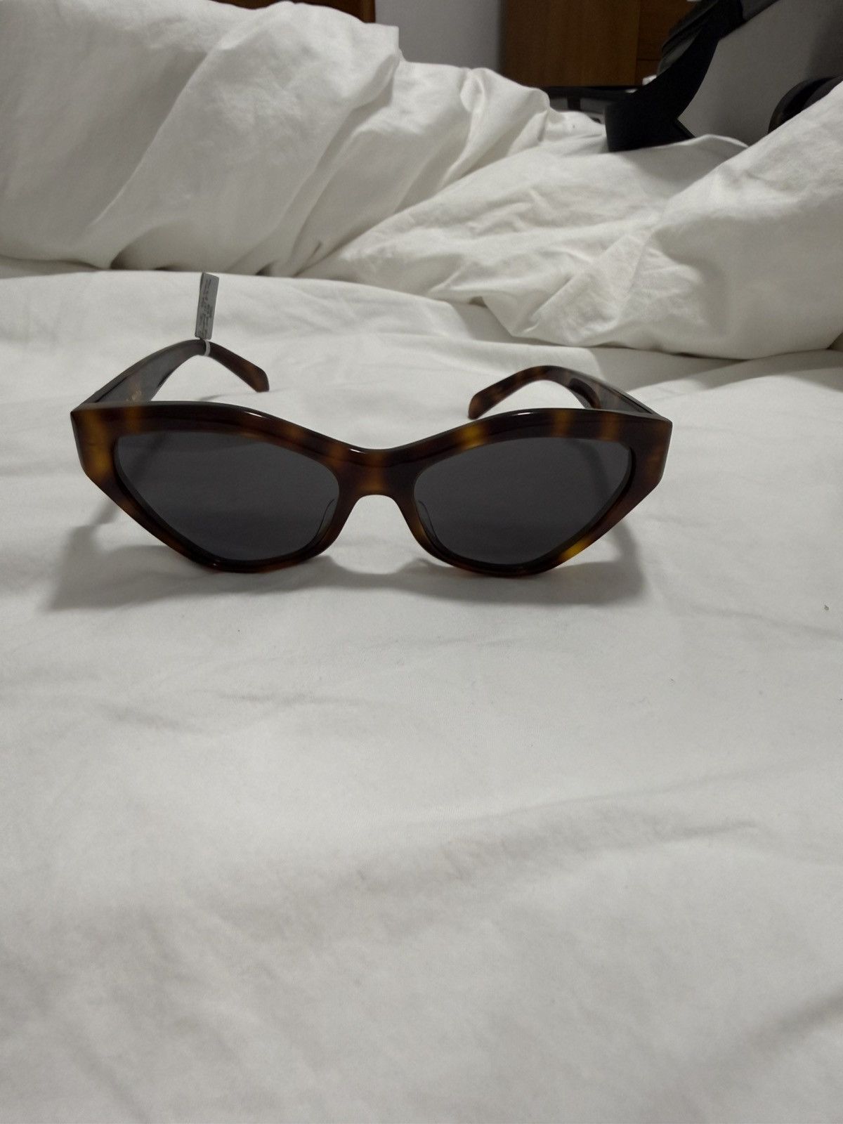Celine Celine Cat Eye Sunglasses - Triomphe 56mm Size ONE SIZE - 4 Thumbnail
