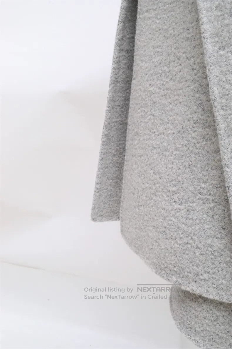 Max Mara Max Mara Grey Cashmere Coat - Black Label Haute Couture Se Size XS / US 0-2 / IT 36-38 - 8 Thumbnail