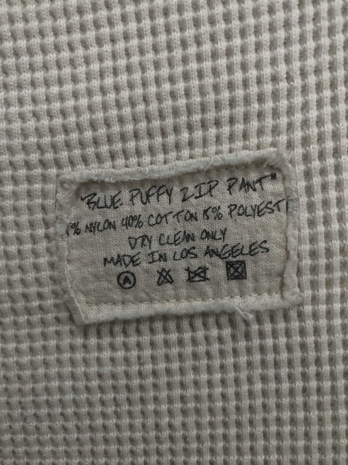 Greg Lauren BLUE PUFFER ZIP PANT Size US 32 / EU 48 - 23 Thumbnail
