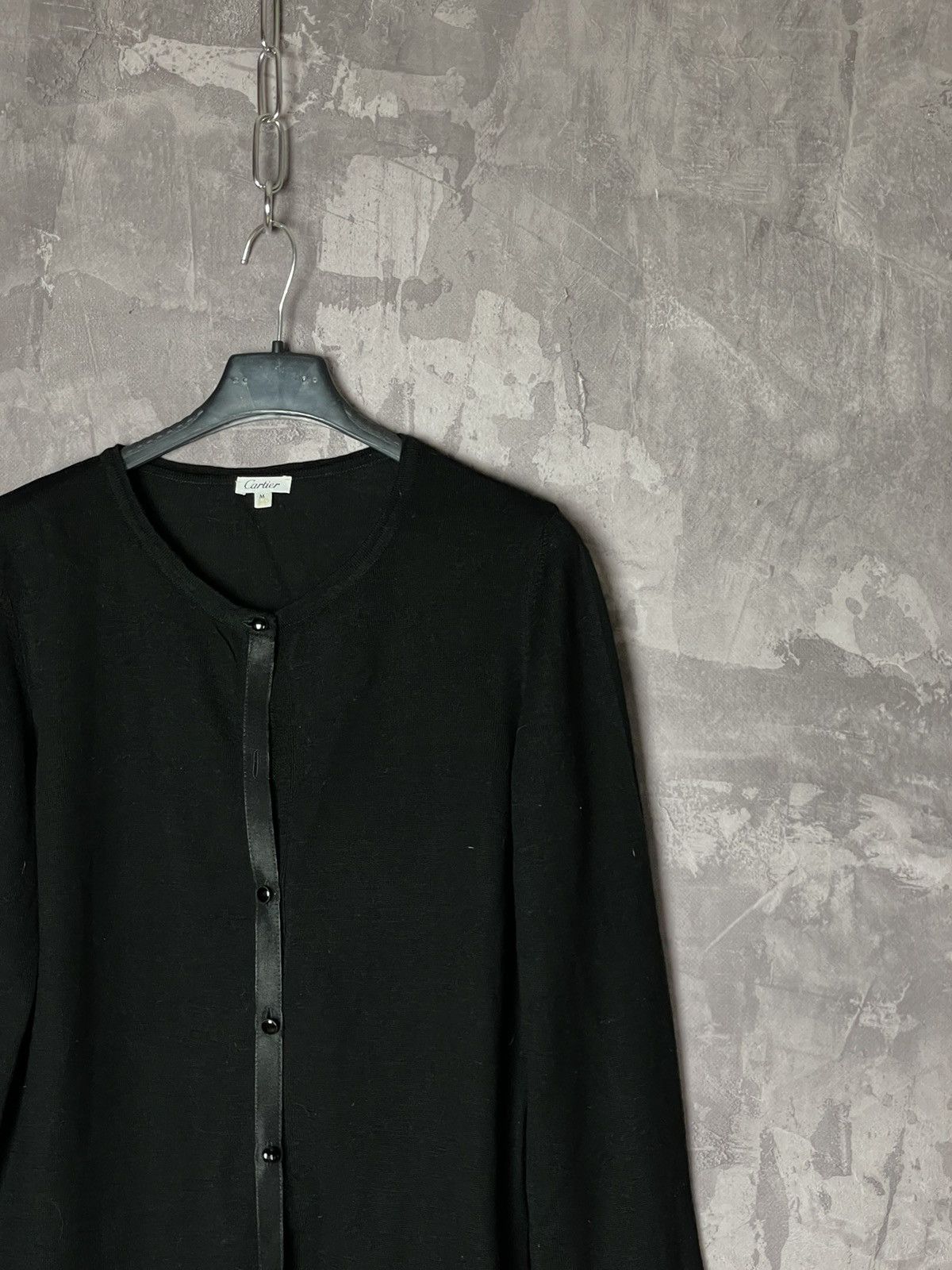 Cartier × Vintage Vintage Cartier knit cardigan Size M / US 6-8 / IT 42-44 - 2 Thumbnail