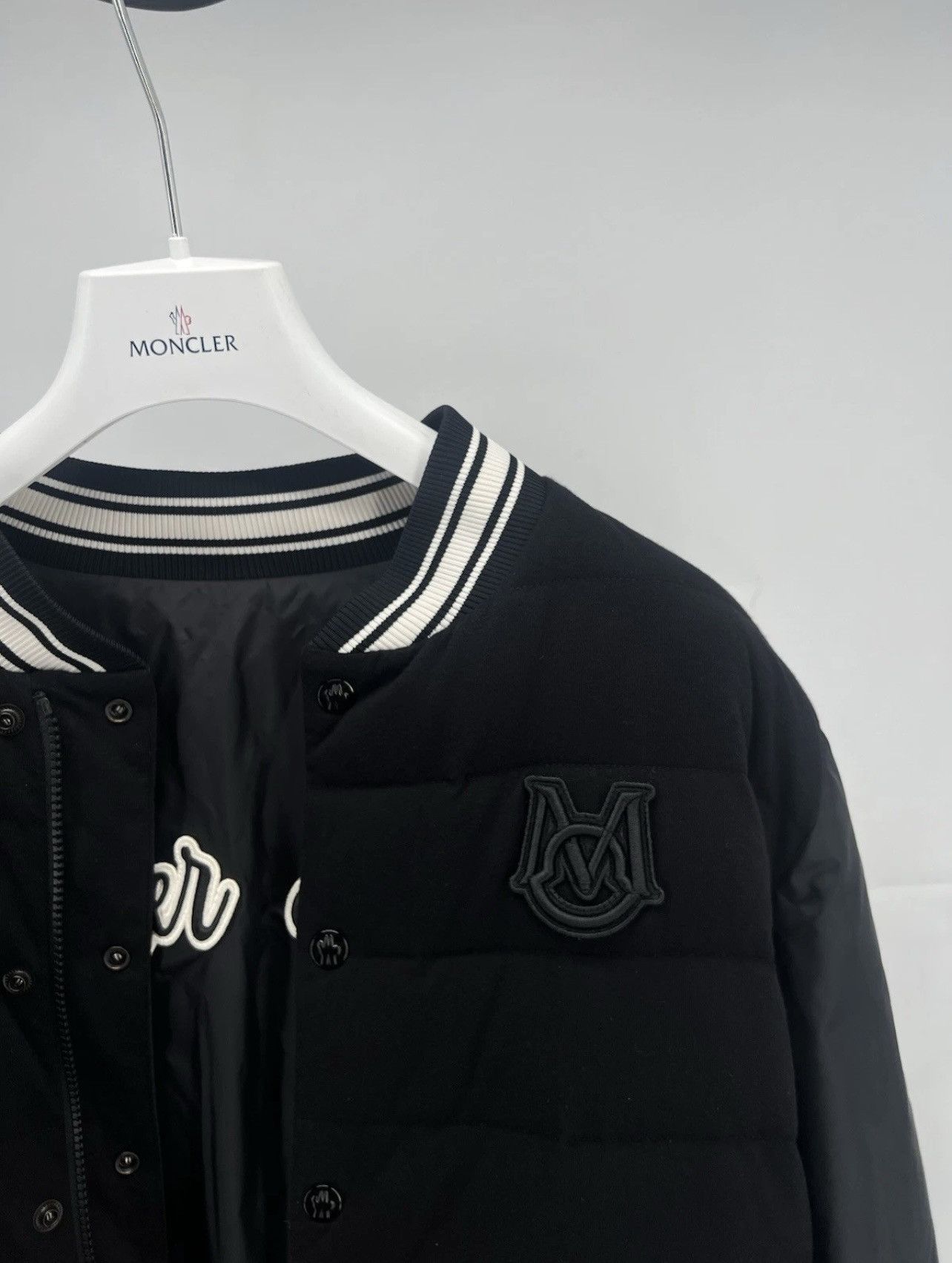 Moncler MONCLER Bouchet Goose Down Long Sleeve Bomber Jacket Size L Size US L / EU 52-54 / 3 - 2 Thumbnail
