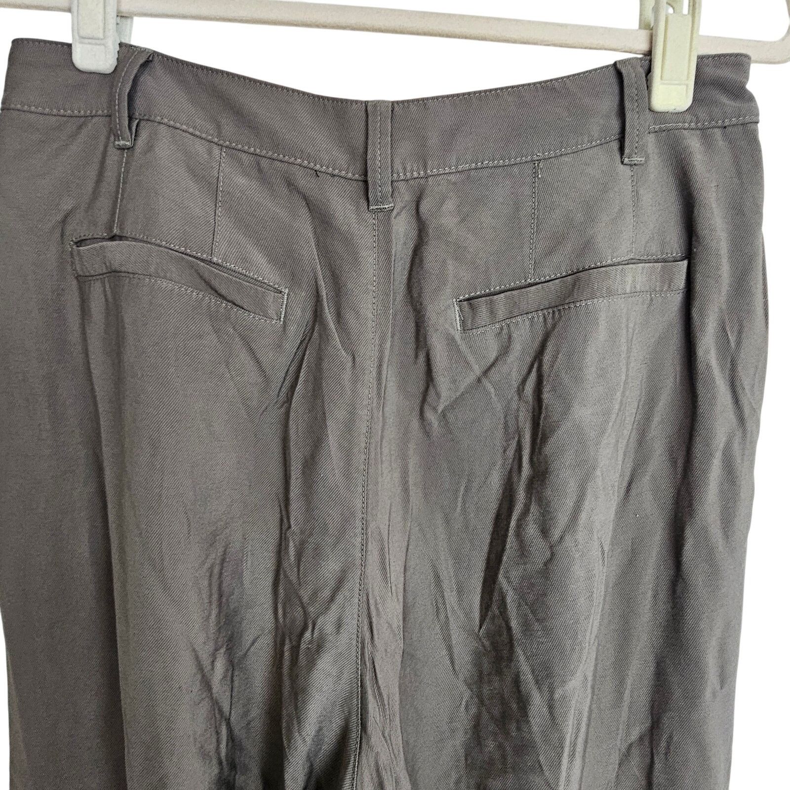 Madewell Madewell Womens Pleated Front Cropped Trouser Pants Size 8 Size 30" / US 8 / IT 44 - 7 Thumbnail