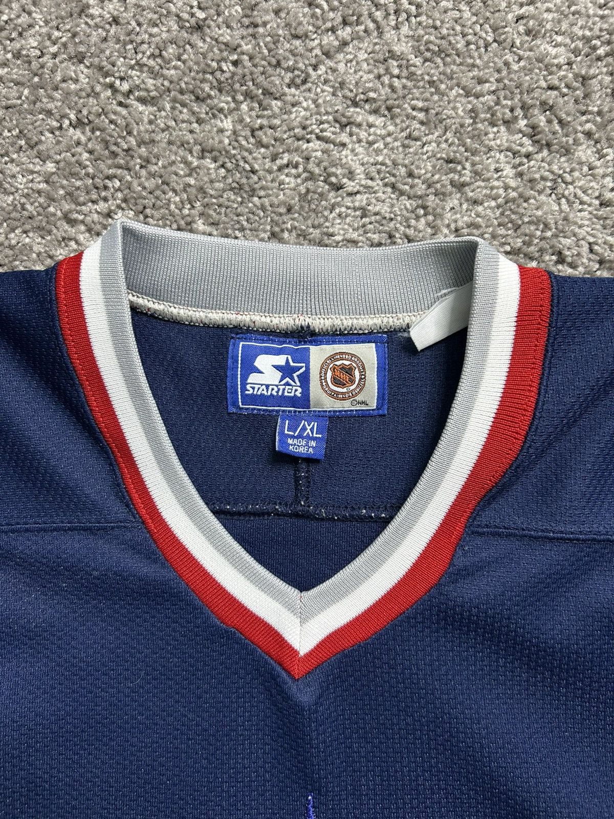NHL Vintage 70s Starter New York Rangers Gretzky Hockey Jersey Size US XL / EU 56 / 4 - 7 Thumbnail