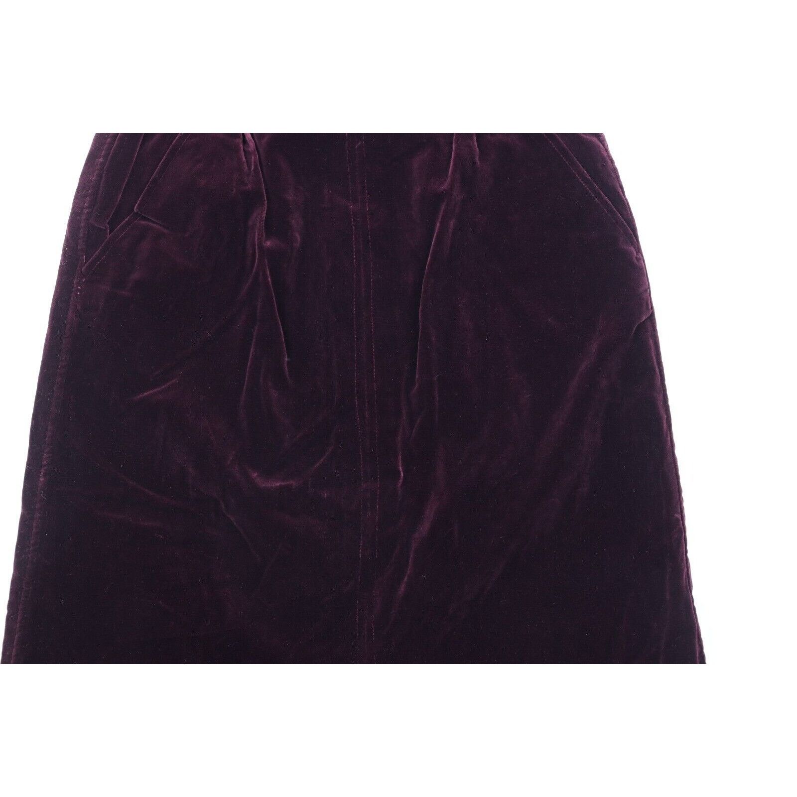 Vintage Vintage 50s 60s Rockabilly Velvet Velour Pencil Skirt Size 27" / US 4 / IT 40 - 3 Thumbnail