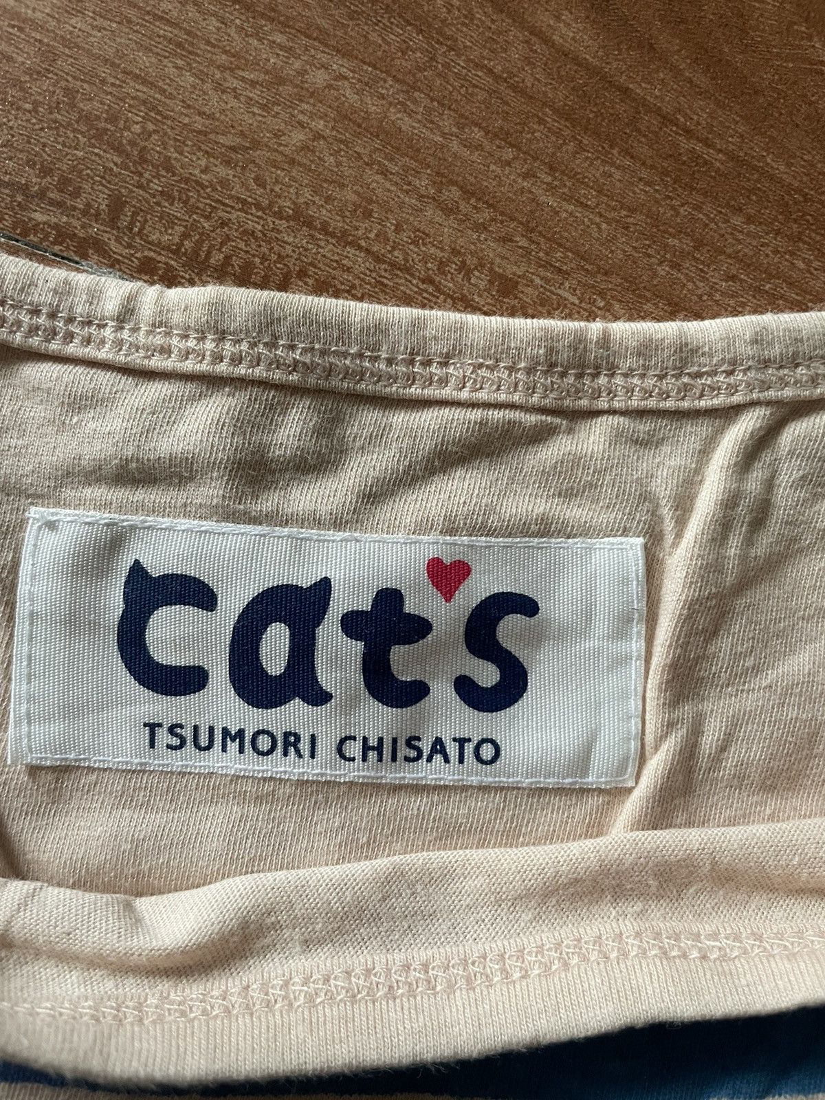 Tsumori Chisato Tsumori Chisato Cat’s Striped Tshirt Size S / US 4 / IT 40 - 4 Thumbnail