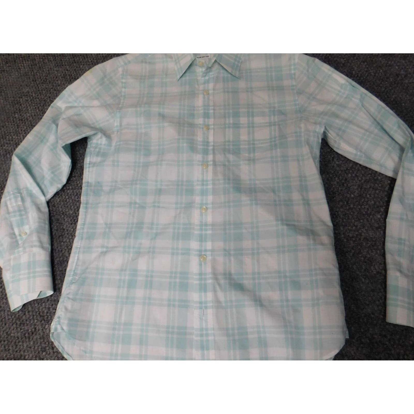 Club Monaco Club Monaco Shirt XS Blue Button-Down Men Regular Button-Up Collar Hemmed Slimming Modern 90s? Size US XS / EU 42 / 0 - 2 Thumbnail