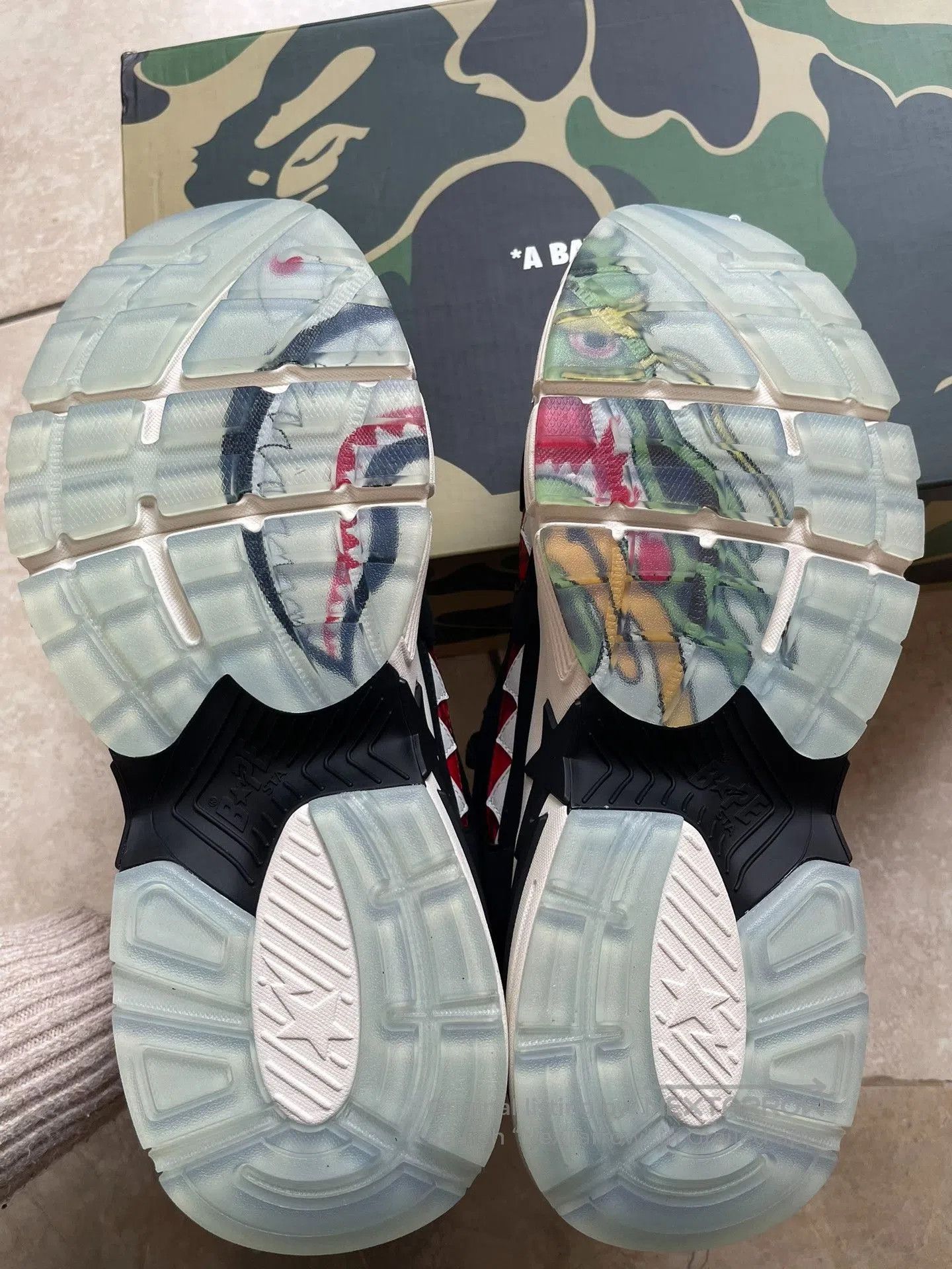 Bape Bape Clot Sharksta Collaboration Shoes. Size US 10 / EU 43 - 6 Thumbnail