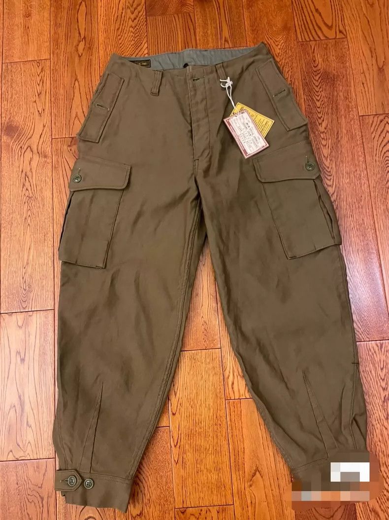 Freewheelers Stylish Cargo Pants in Brown Color Size US 30 / EU 46 - 1 Thumbnail