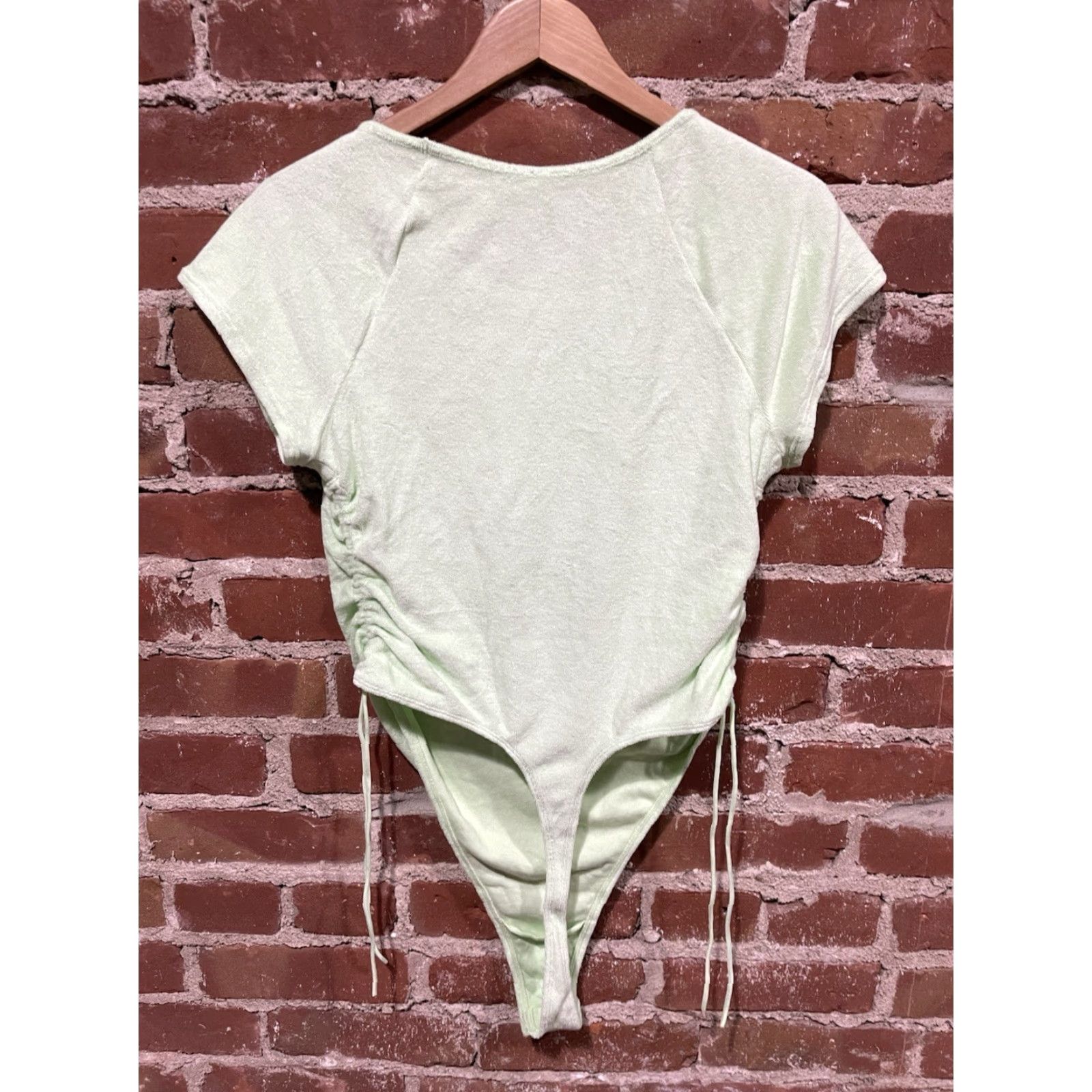 Vintage Savage X Fenty Terry Bodysuit One Piece Unlined Wireless NWT XL Green Womens Size XL / US 12-14 / IT 48-50 - 5 Thumbnail
