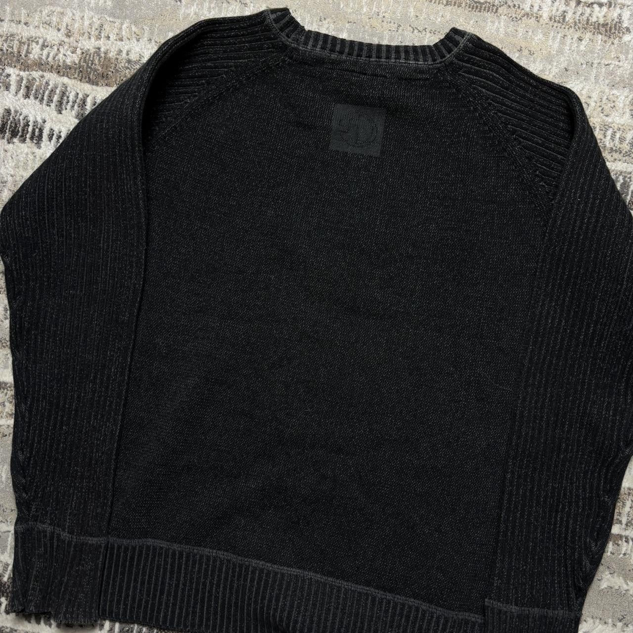 Japanese Brand 00s Shine Ribbed Sweater Dark Grey XL Size US XL / EU 56 / 4 - 7 Thumbnail