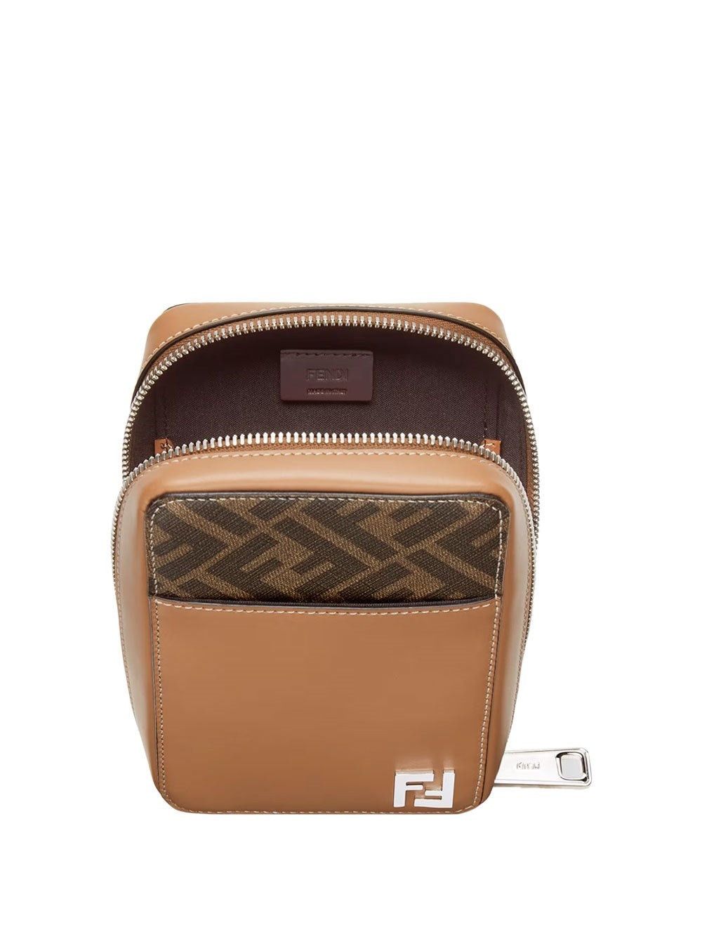 Fendi o1s1wg111224 Size: OS / FF Squared Phone Case in Brown Size ONE SIZE - 3 Thumbnail