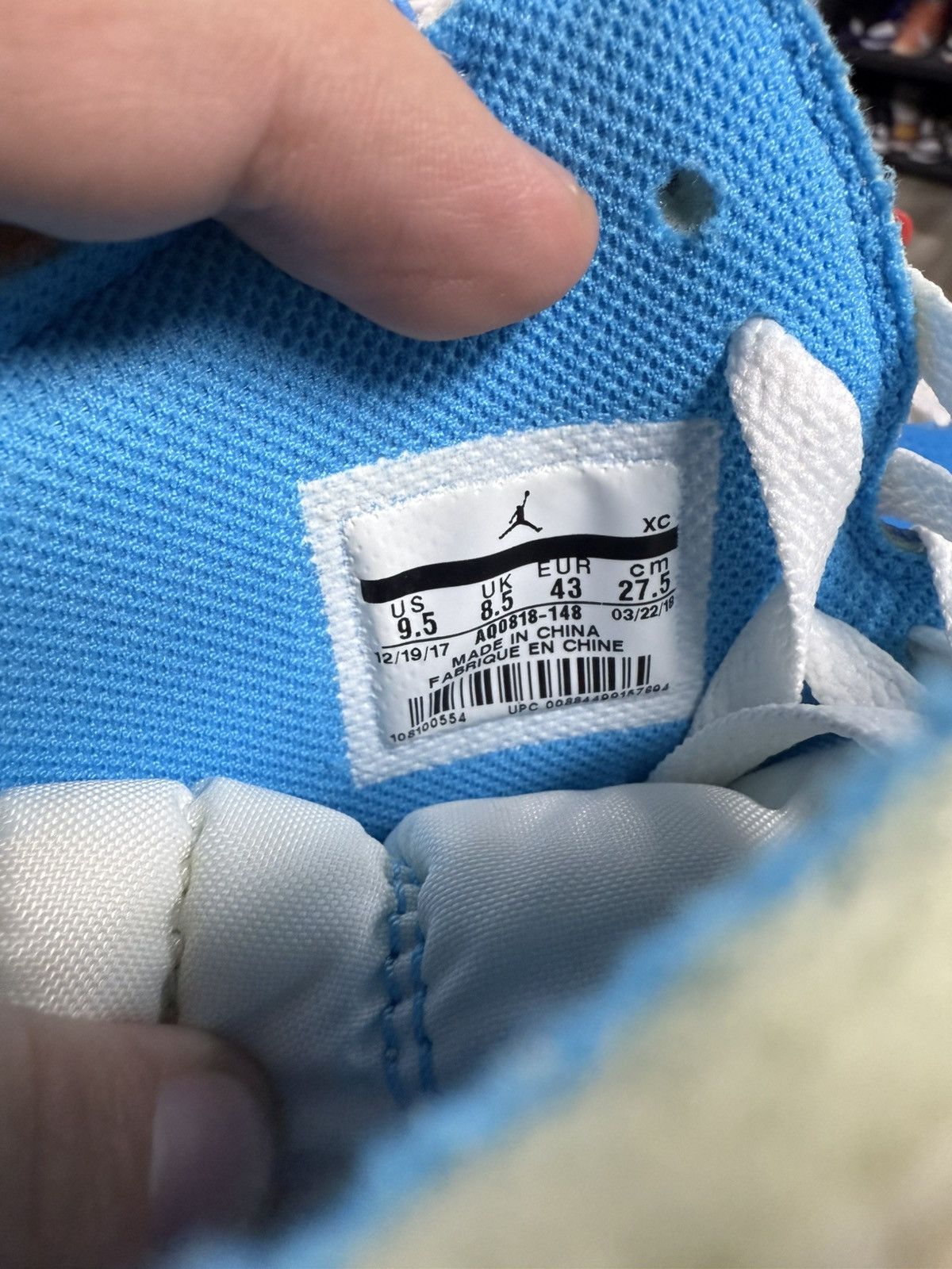 Jordan Brand × Off-White Air Jordan 1 x Off-White UNC Size 9.5 New Size US 9.5 / EU 42-43 - 7 Thumbnail