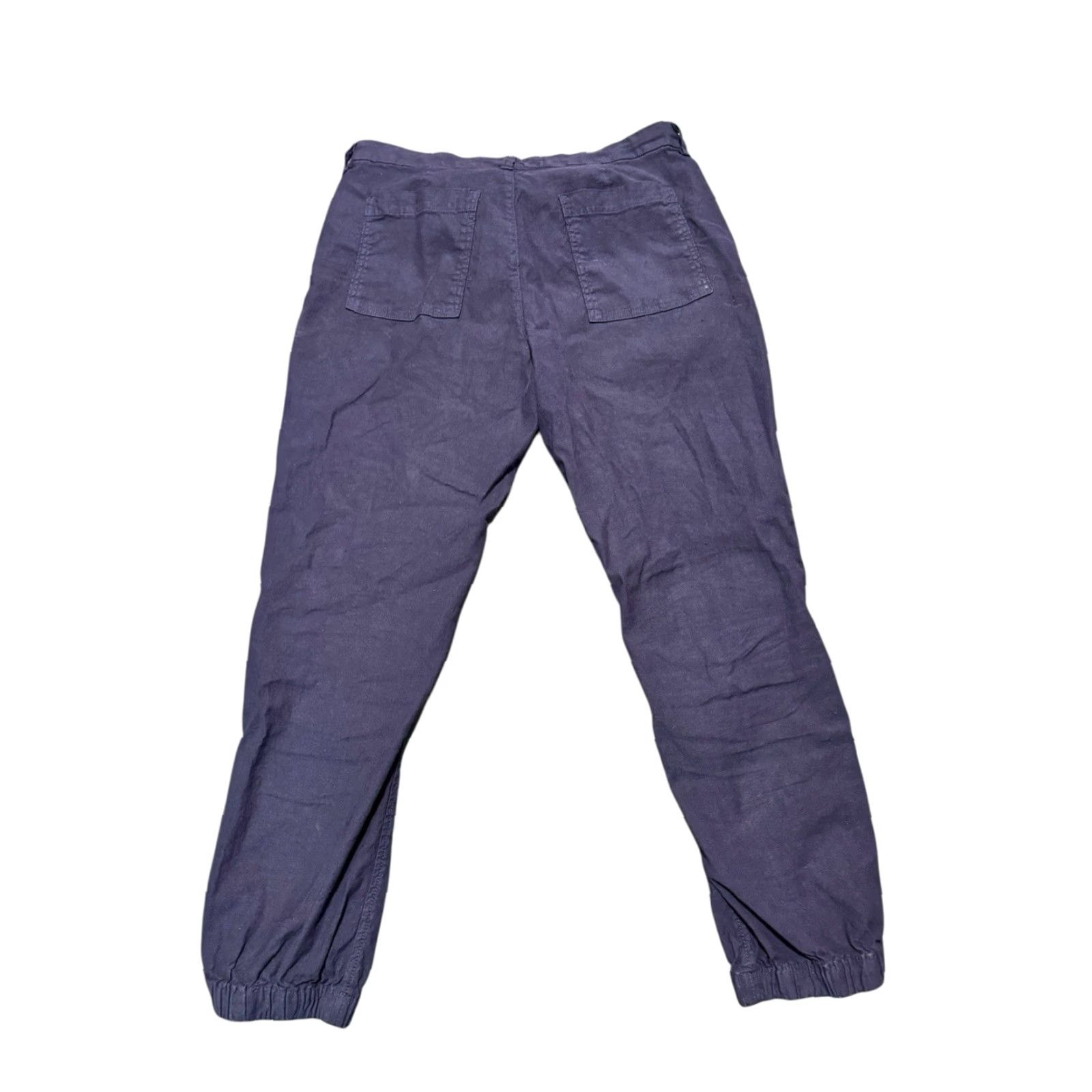 Frank & Eileen Frank & Eileen Size 10 Jameson Navy Linen Blend Jogger Pants Preppy Staple Size 34" / US 12 / IT 48 - 7 Thumbnail