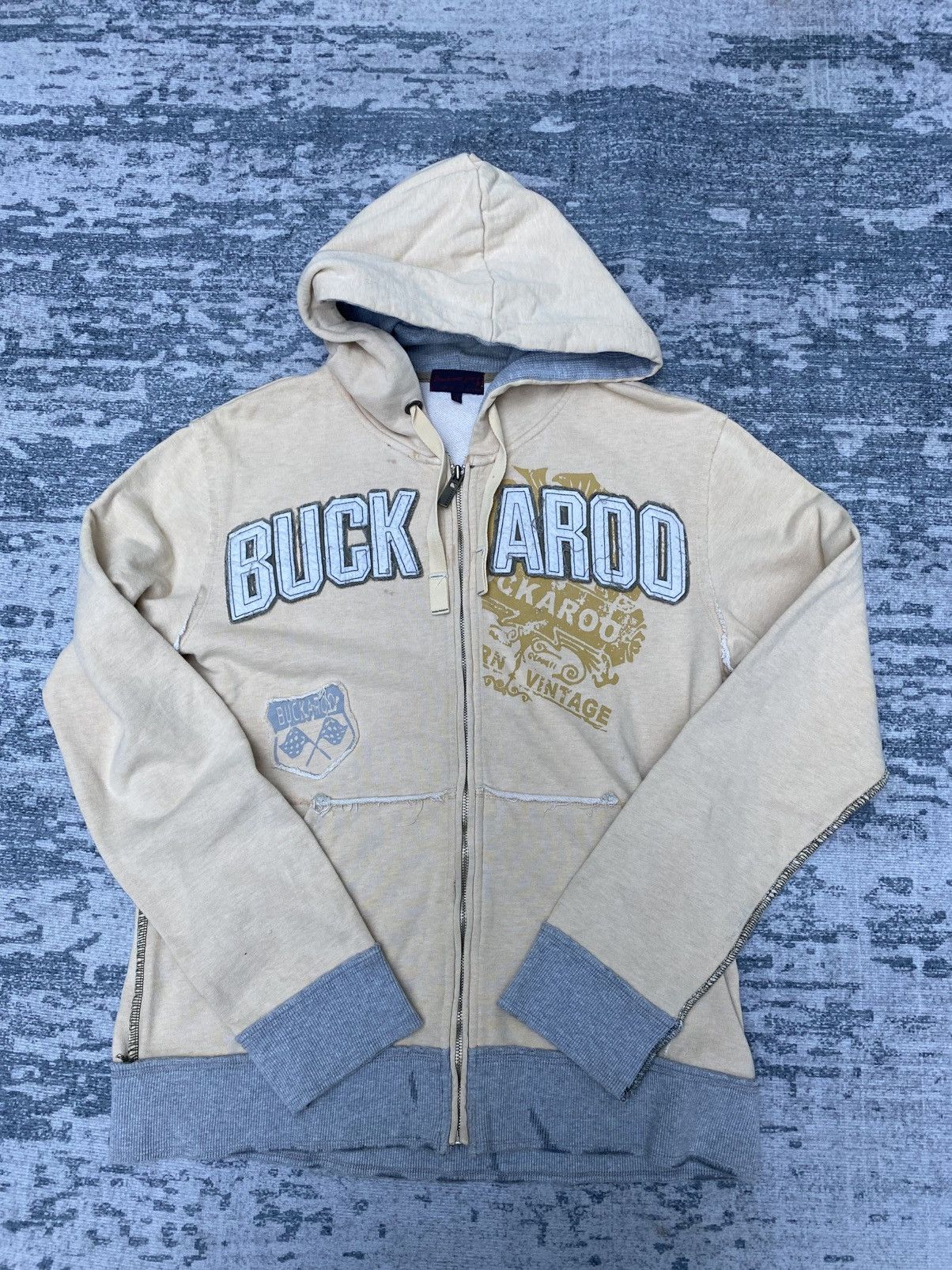 BUCKAROO Vintage Y2K Buckaroo Hoodie Size US XL / EU 56 / 4 - 1 Thumbnail