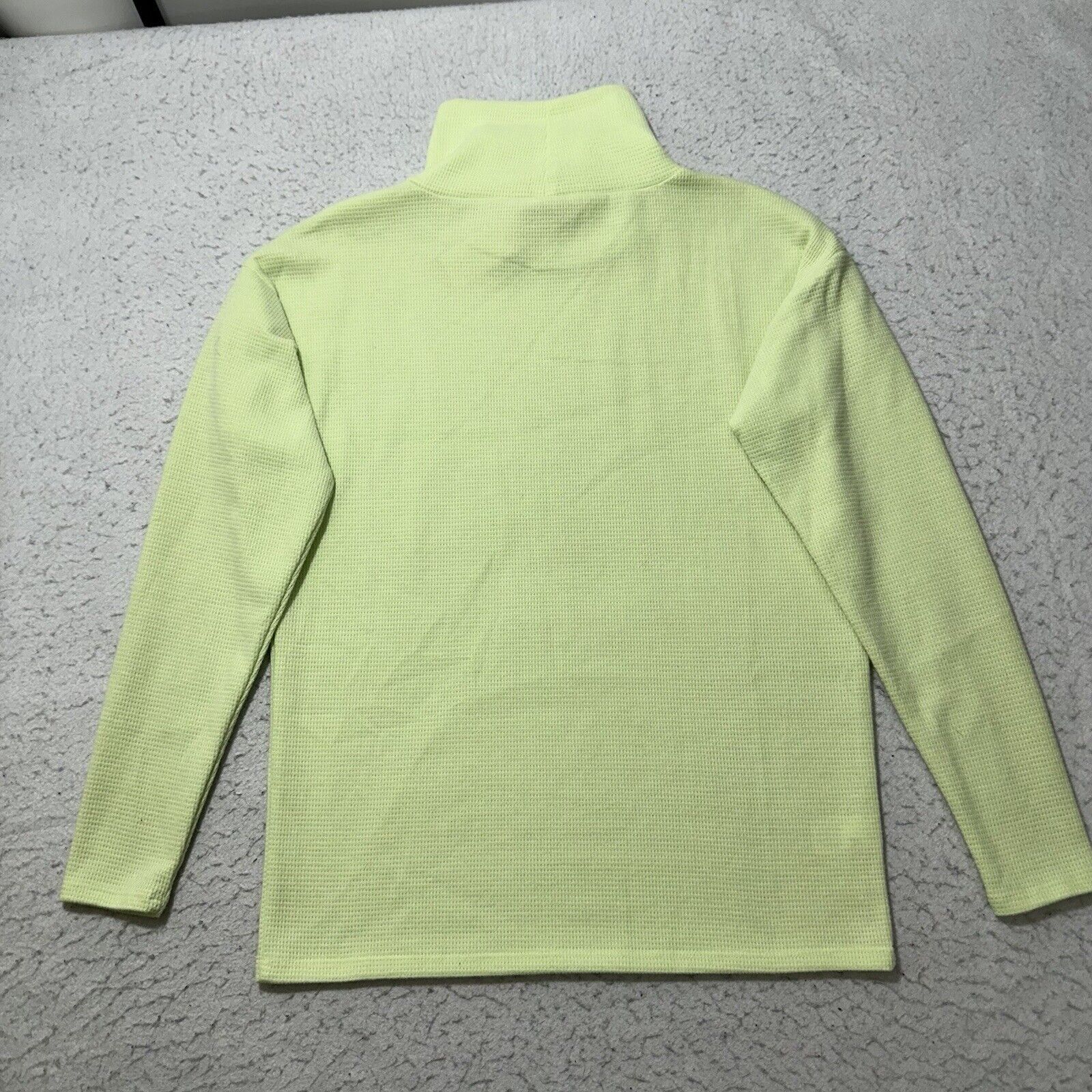 Loft LOFT Women's XS Lime Green Long Sleeve Mock Neck Sweater Size XS / US 0-2 / IT 36-38 - 10 Thumbnail