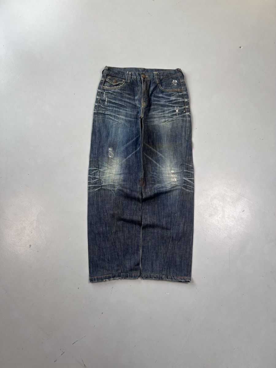 Japanese Brand Vintag Evisu inspired seagull denim pant Size US 30 / EU 46 - 2 Thumbnail