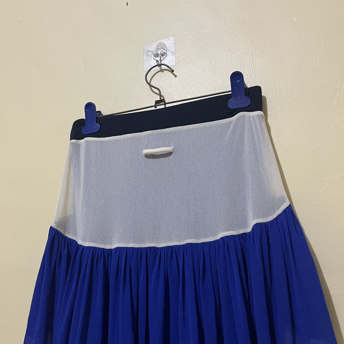 Jean Paul Gaultier JEAN PAUL GAULTIER SOLEIL STRIPED MESH SKIRT Size 26" / US 2 / IT 38 - 5 Thumbnail