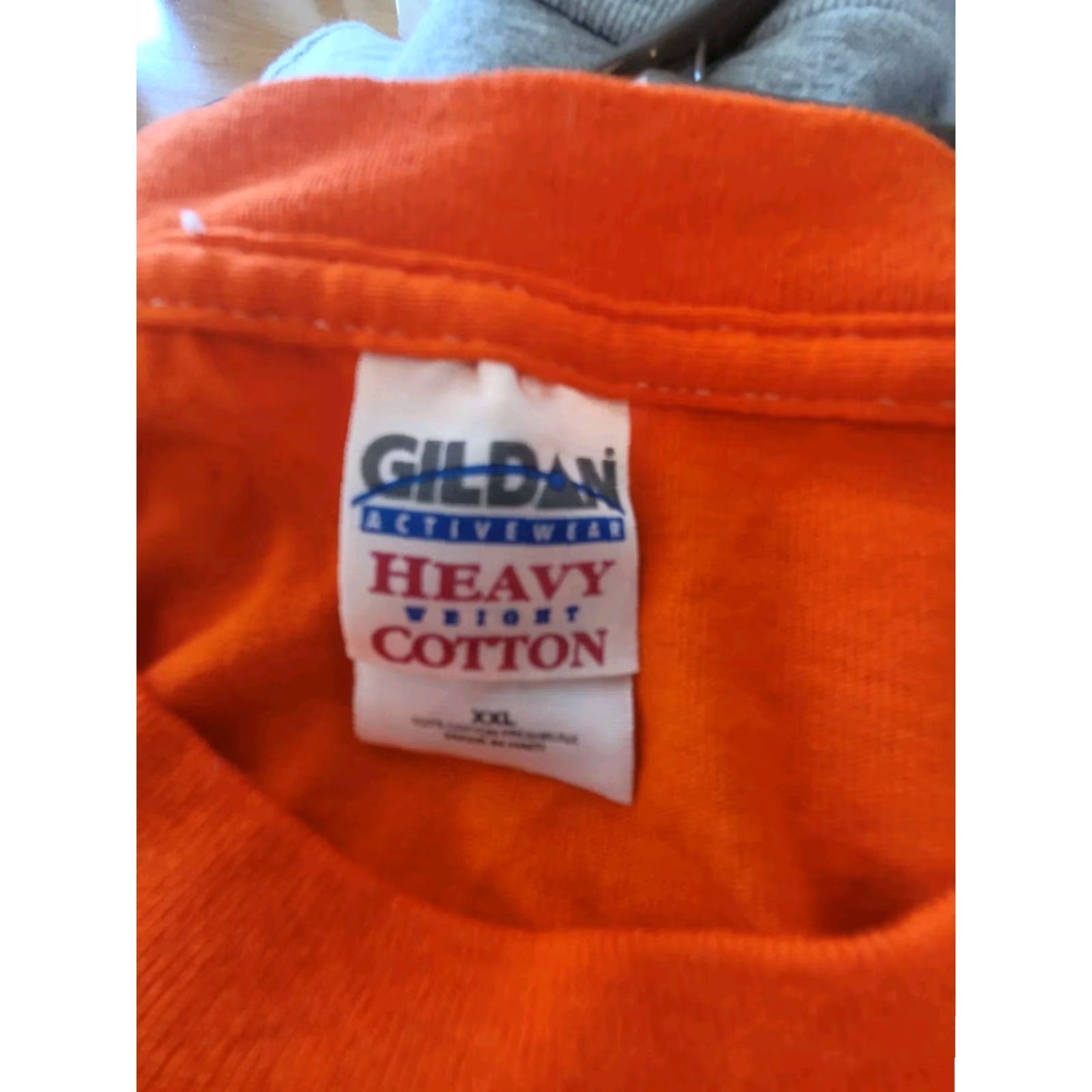 Gildan VINTAGE Ocean City Beachriders Biker T Shirt 2XL Orange Gildan 100% Cotton Short Sleeve Crew Neck Graphic Tee Double-Sided Mens Size US XXL / EU 58 / 5 - 5 Thumbnail
