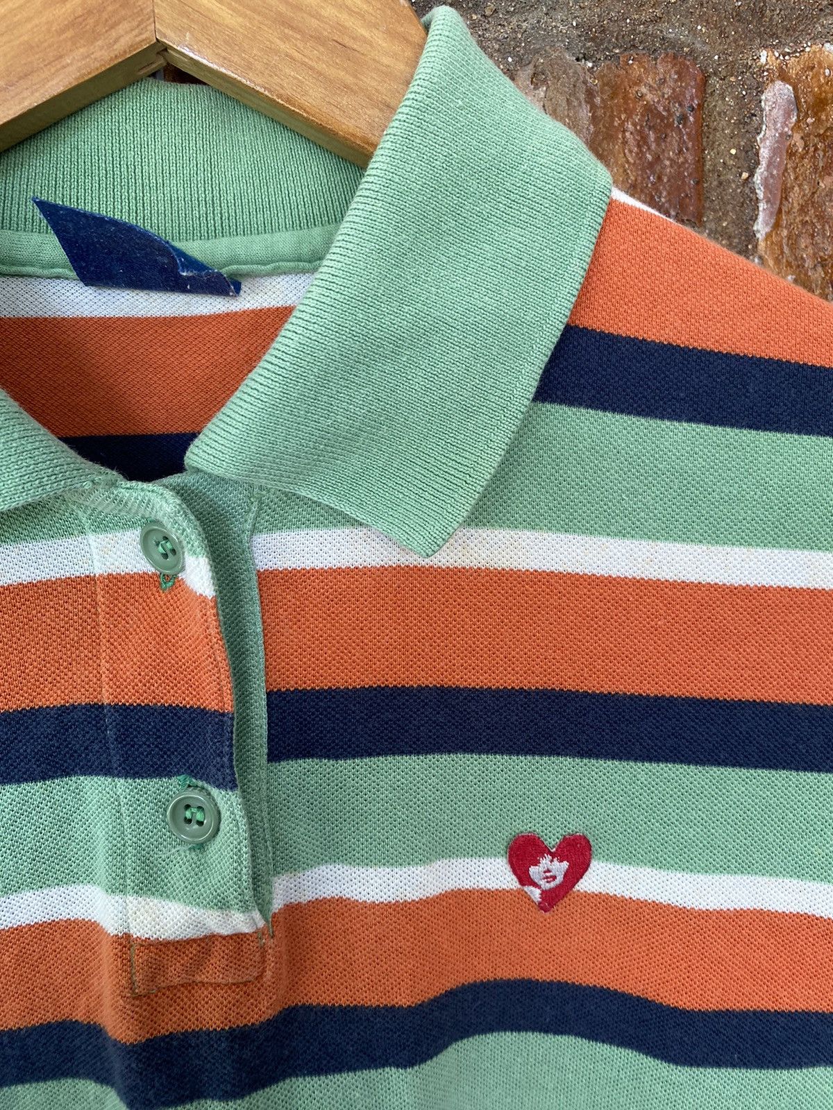 Hysteric Glamour 1990s Hysteric stripe iconic Logo 3/4 sleeve Size S / US 4 / IT 40 - 5 Thumbnail