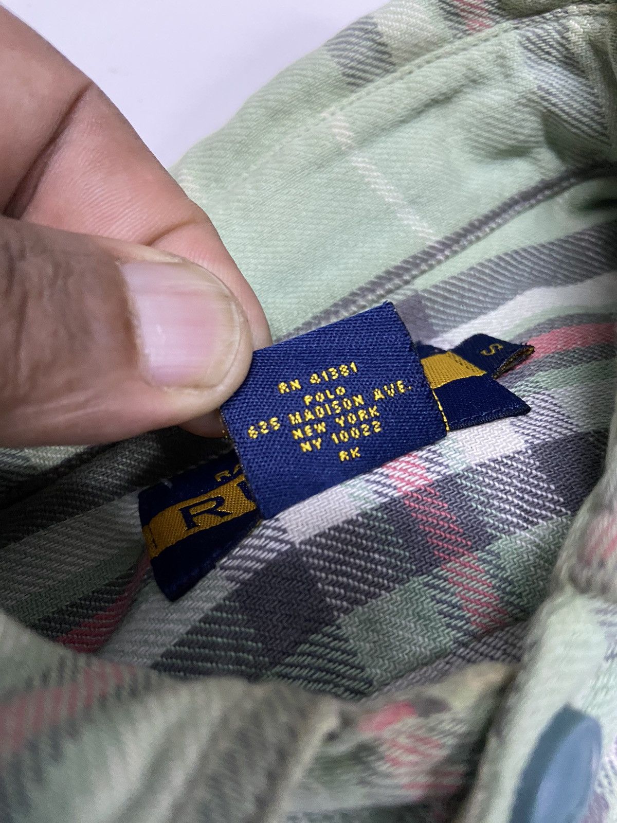 Japanese Brand RALPH LAUREN RUGBY BUTTON UP FLANELL Size US S / EU 44-46 / 1 - 10 Thumbnail