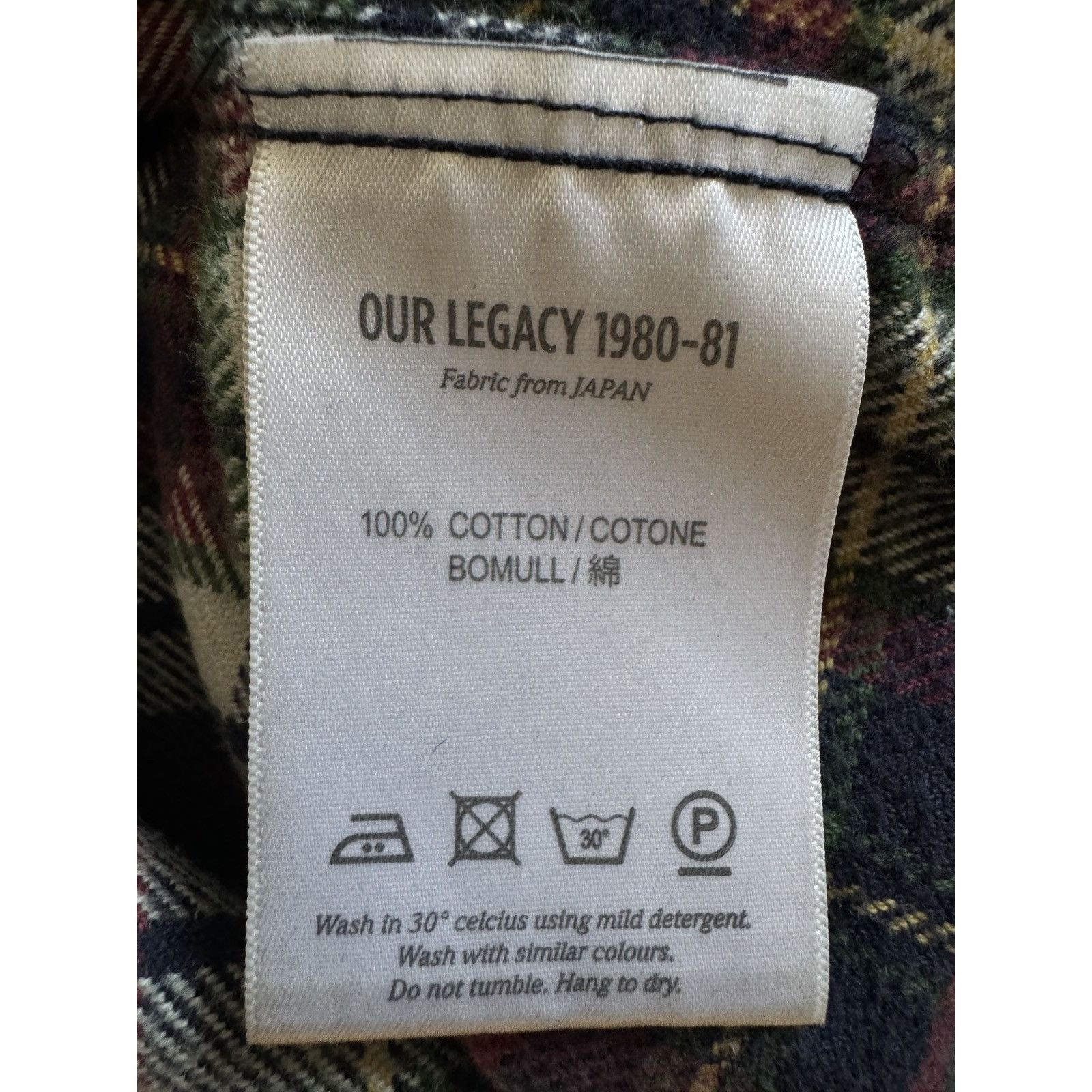 Our Legacy Vintage Our Legacy Check Flannel Shirt Size US L / EU 52-54 / 3 - 7 Thumbnail