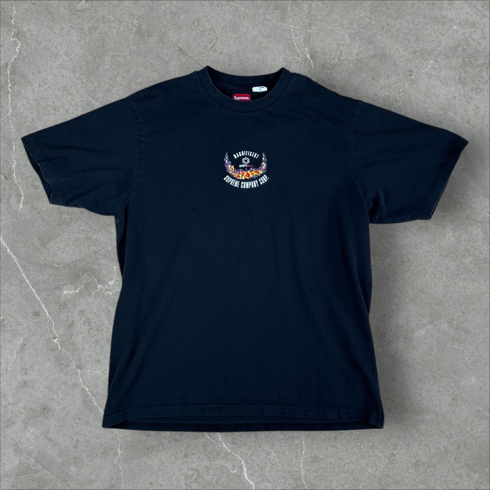 Supreme SUPREME Magnificent Embroidered Tee Size US XL / EU 56 / 4 - 1 Thumbnail