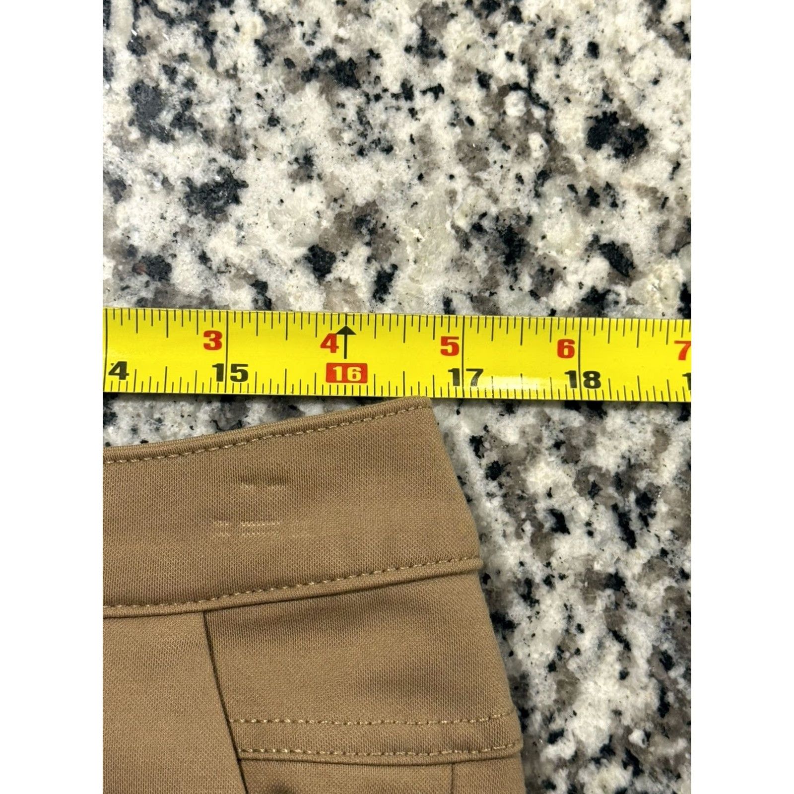 Vintage BYLT Everyday 2.0 Pants Mens 33x30 Slim Fit Performance Stretch Zip Pocket Brown Beige Chino Straight Leg 30 Inseam Modern Casual Mens Size US 36 / EU 52 - 3 Thumbnail