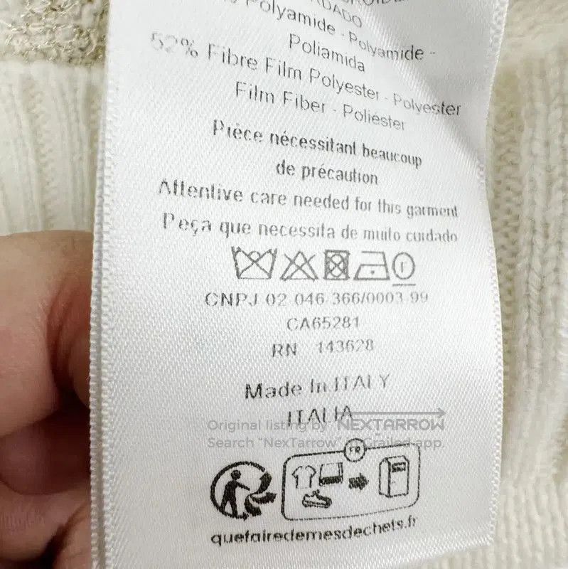 Dior Dior White Wool Women's Pullover Sweater . Size XXS / US 00 / IT 34 - 5 Thumbnail