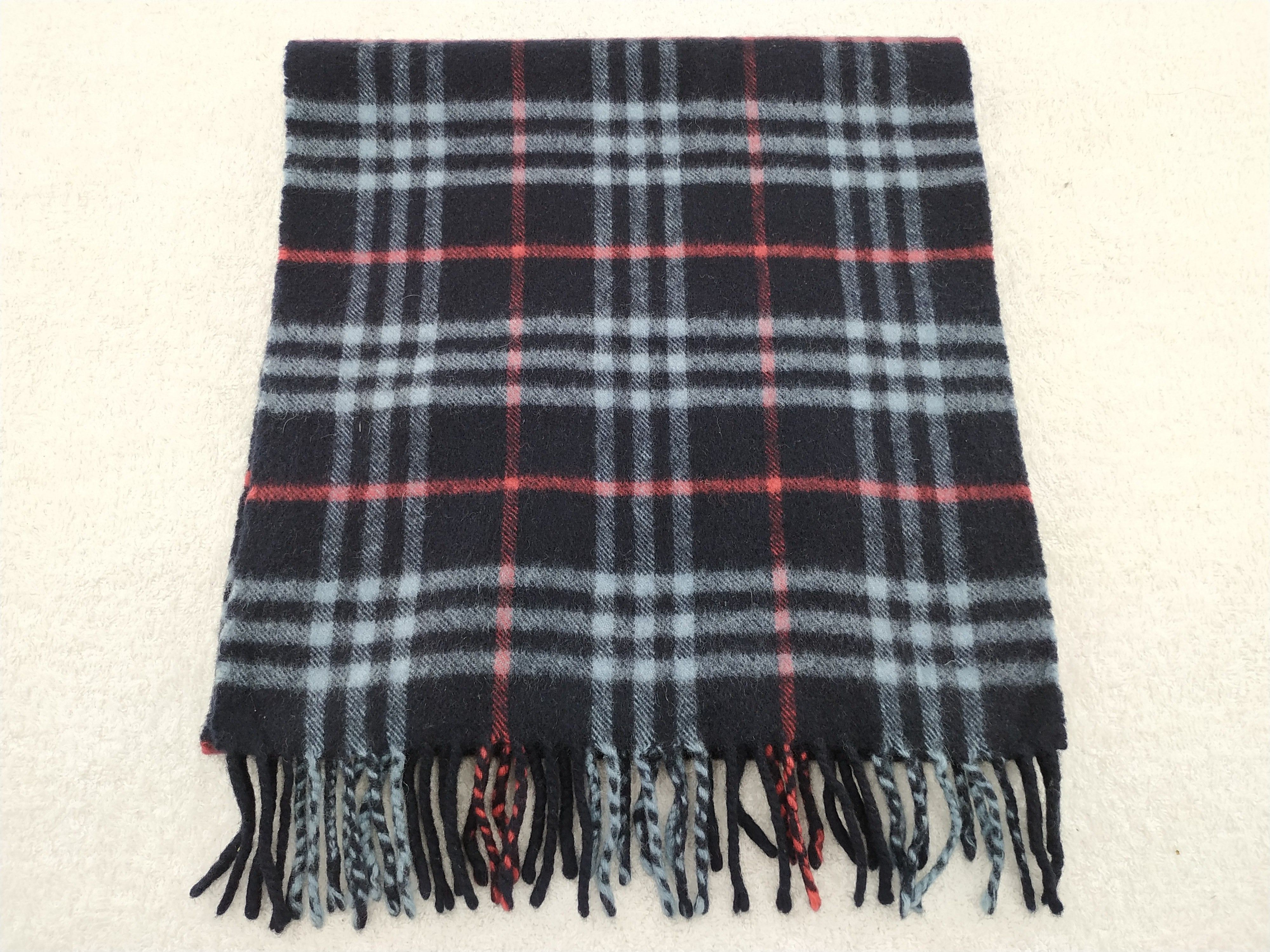 Burberry × Vintage Burberry Scarf / Muffler / Neckwear - WW221 Size ONE SIZE - 2 Thumbnail