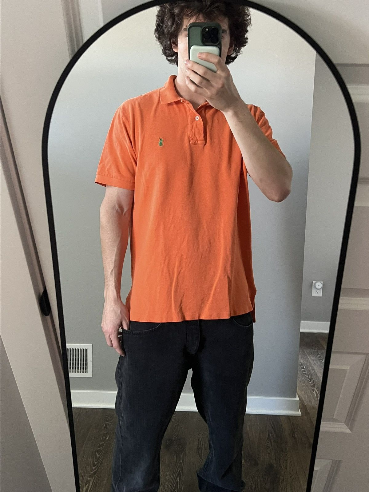 Polo Ralph Lauren Polo Ralph Lauren Orange Shirt Size US L / EU 52-54 / 3 - 9 Thumbnail