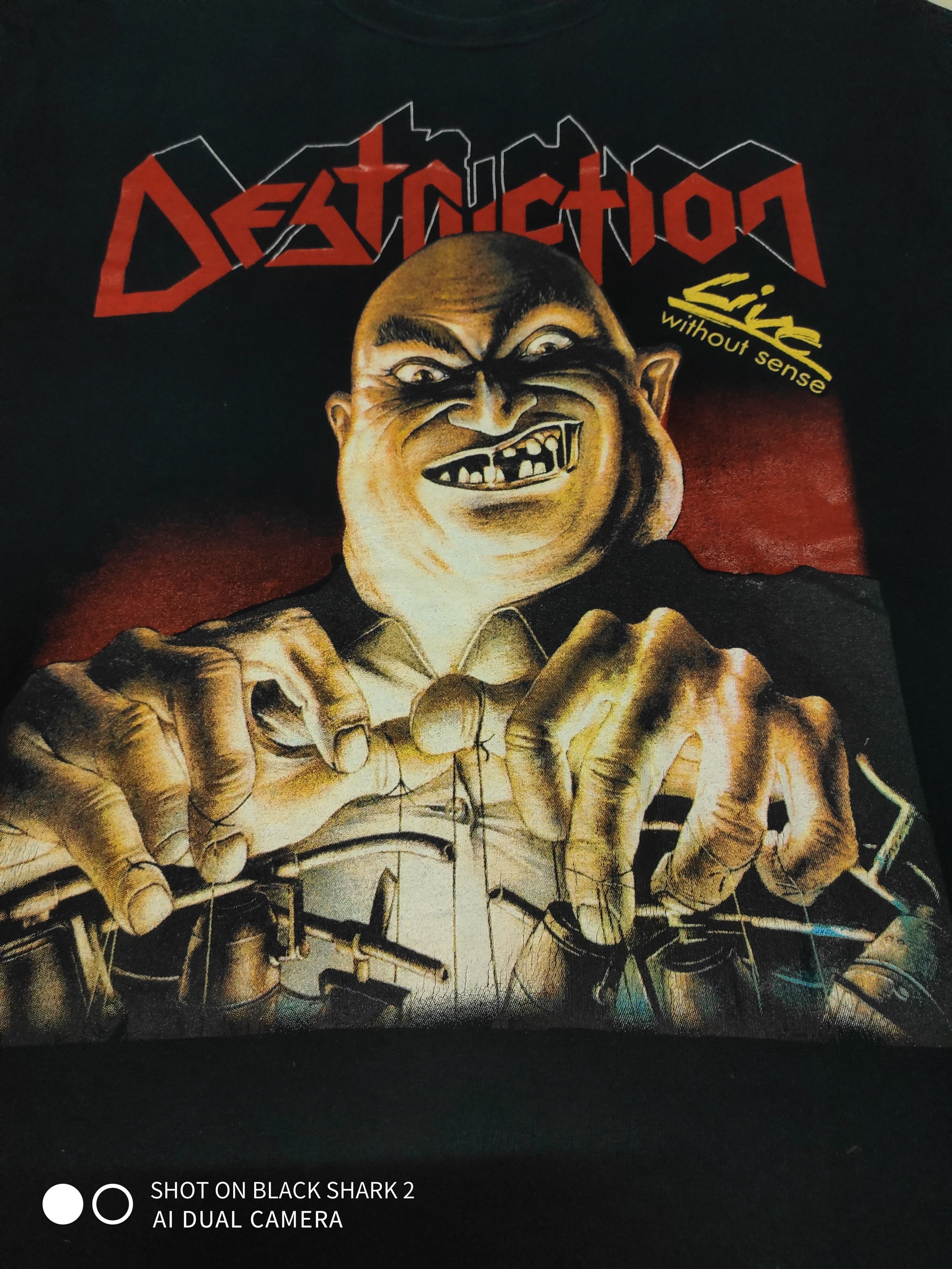 Band Tees Destruction Live without sense Size US M / EU 48-50 / 2 - 1 Thumbnail