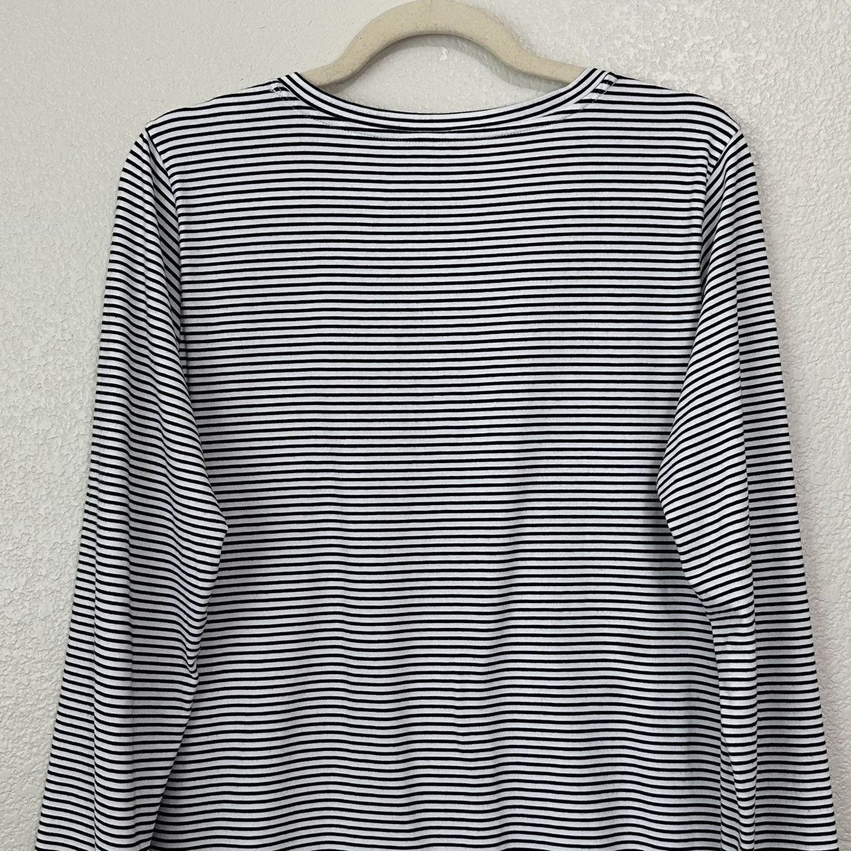 Other Soft Surroundings Pima Cotton V-neck Long Sleeves Tee Size L / US 10 / IT 46 - 6 Thumbnail