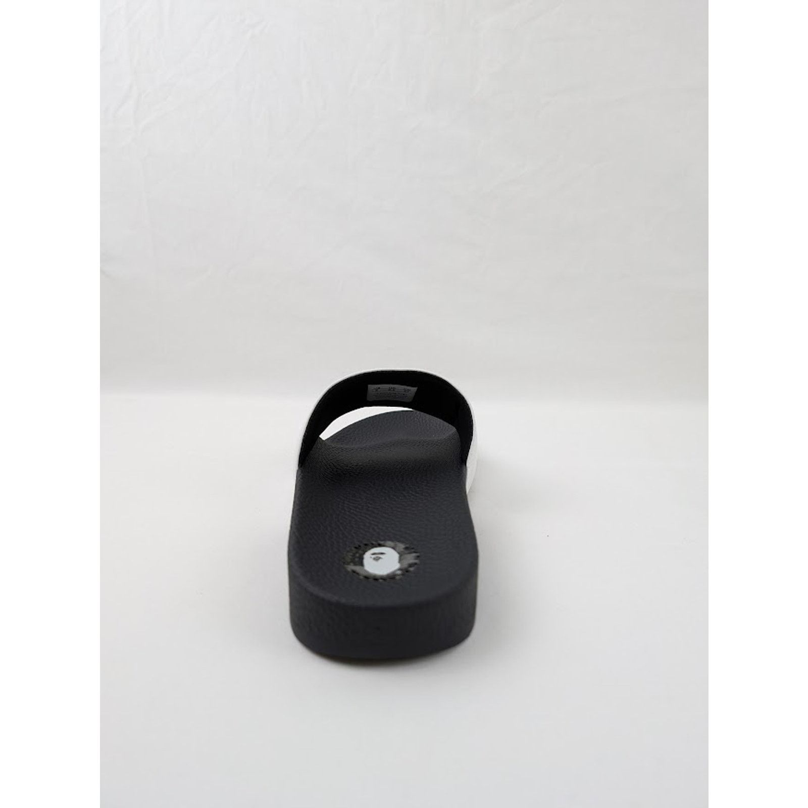 Bape o1rshd1 Bape Logo Slider Slipper Slide in Black/White Size US 8 / EU 41 - 9 Thumbnail