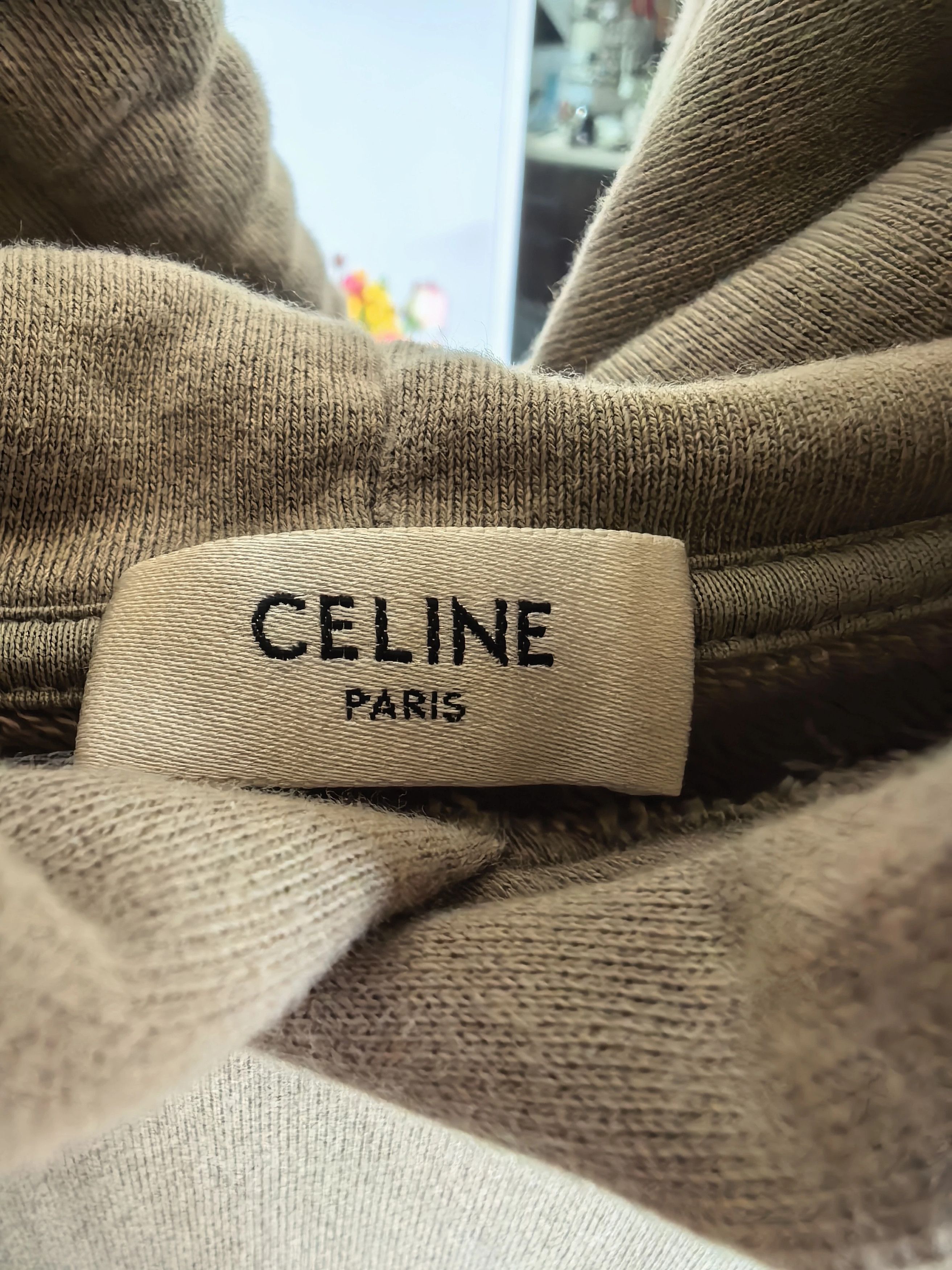 Celine Celine solid logo print sweatshirt XL Size US XL / EU 56 / 4 - 3 Thumbnail