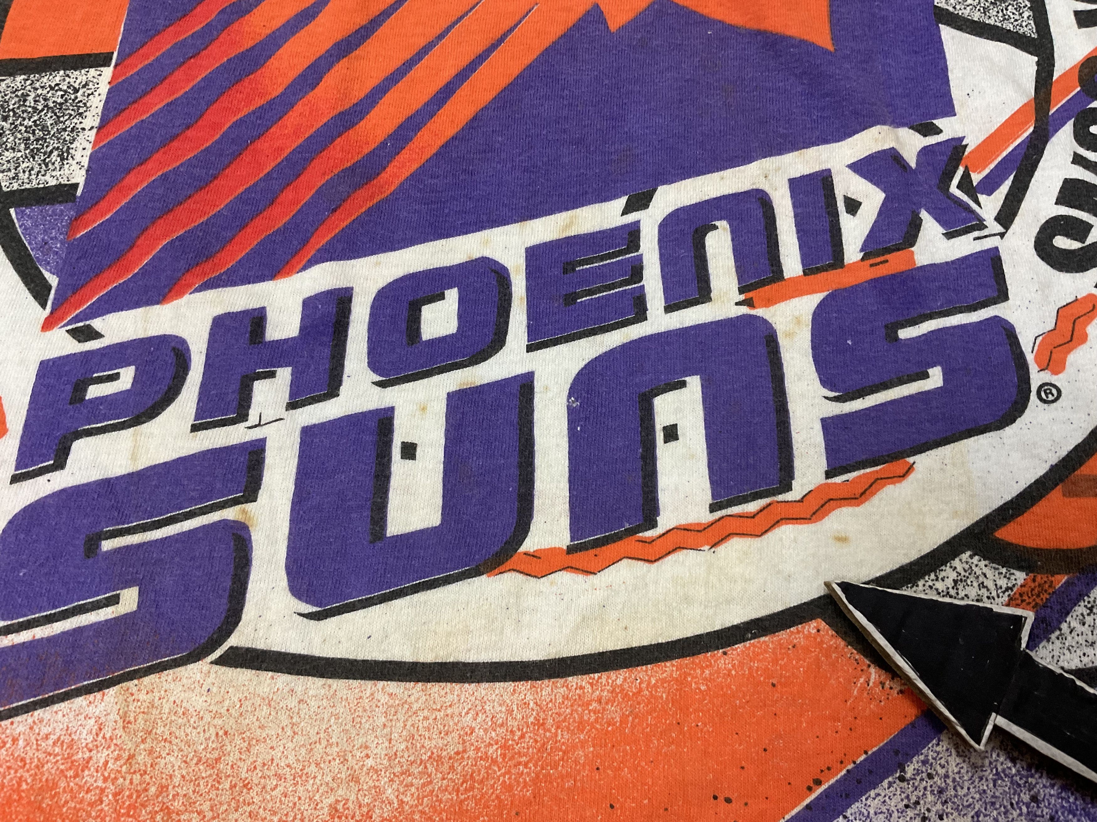 NBA Vintage 90s Phoenix Suns All Over Print T-Shirt Double Sided Size US L / EU 52-54 / 3 - 9 Thumbnail