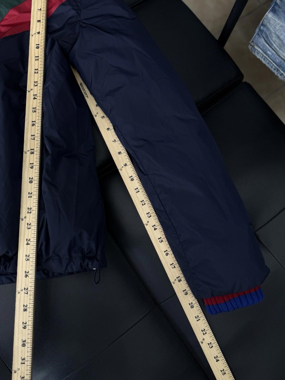 Gucci Gucci Men’s Color Block Puffer Jacket Size (52) Navy Blue Size US L / EU 52-54 / 3 - 7 Thumbnail