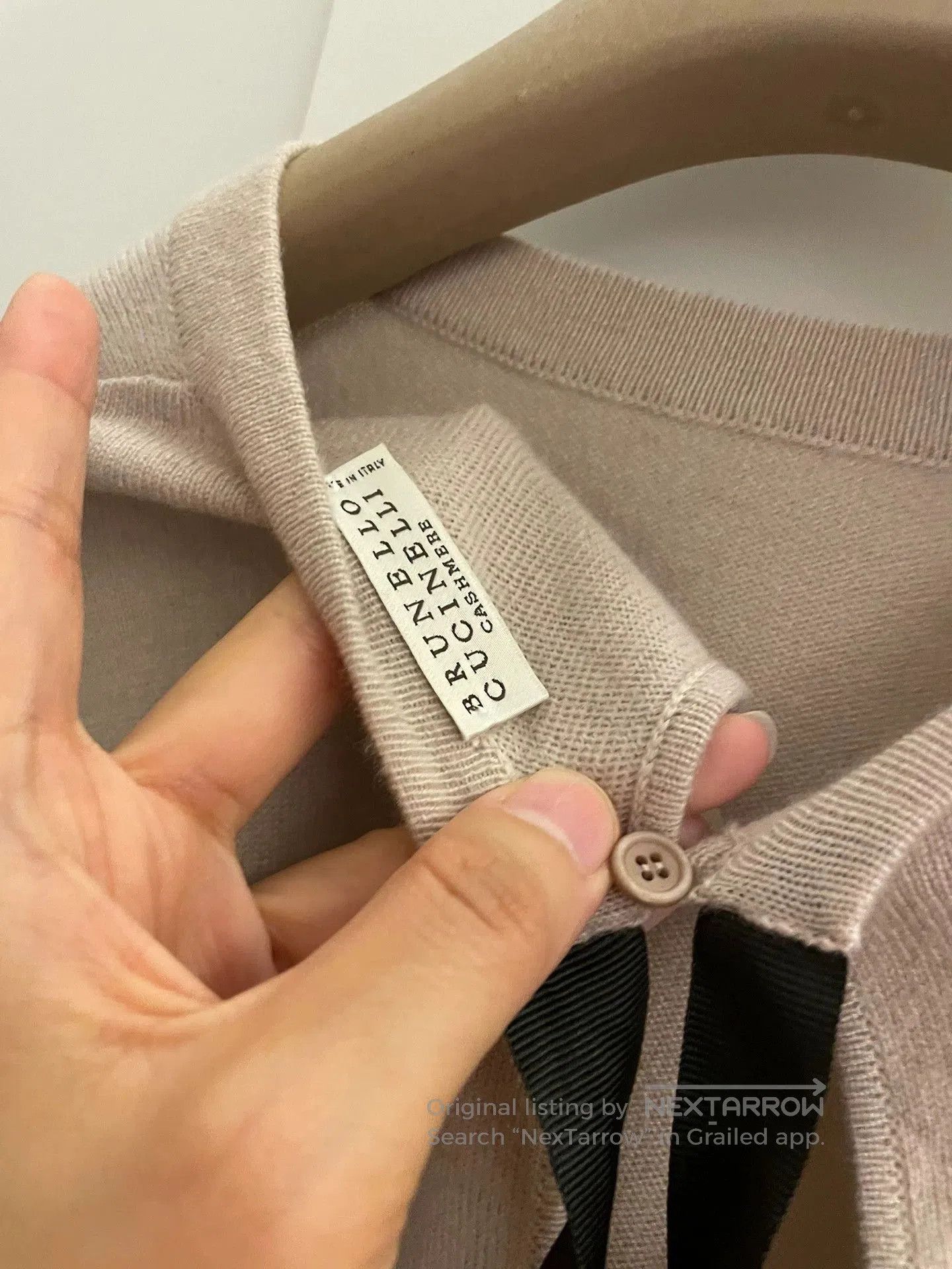 Brunello Cucinelli Brunello Cucinelli Beaded Cashmere Sweater. Size US XXS / EU 40 - 5 Thumbnail