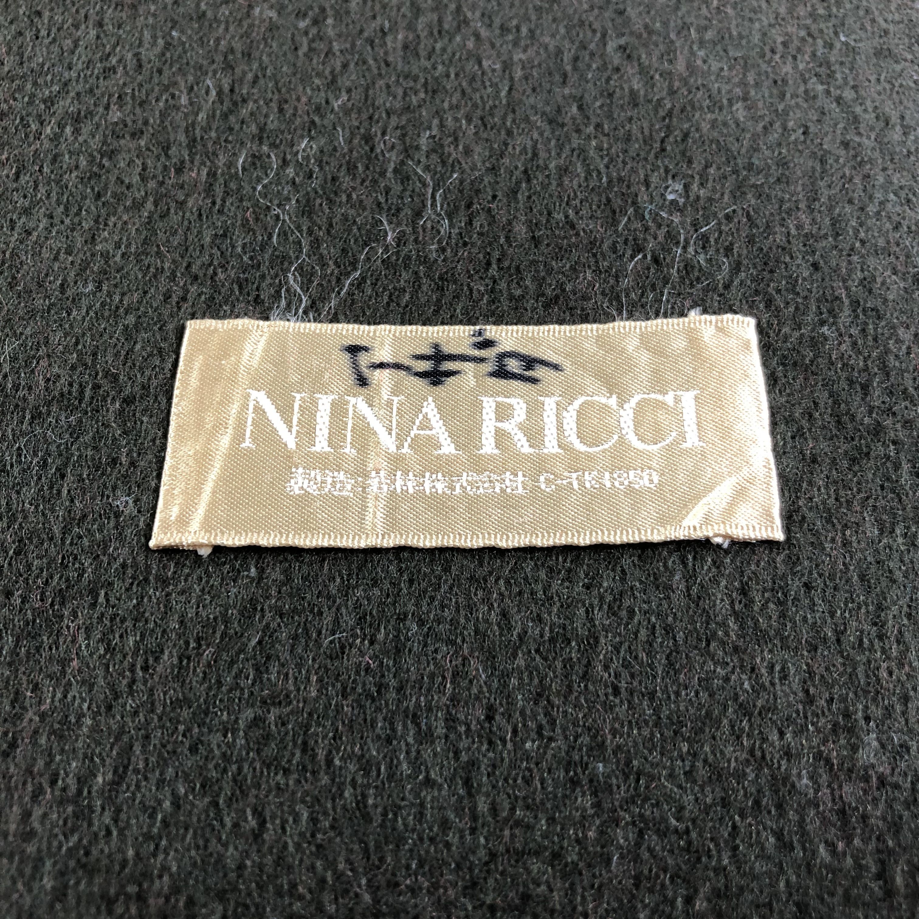 Nina Ricci Nina Ricci Plain Wool Scarf Muffler V1461 Size ONE SIZE - 6 Thumbnail