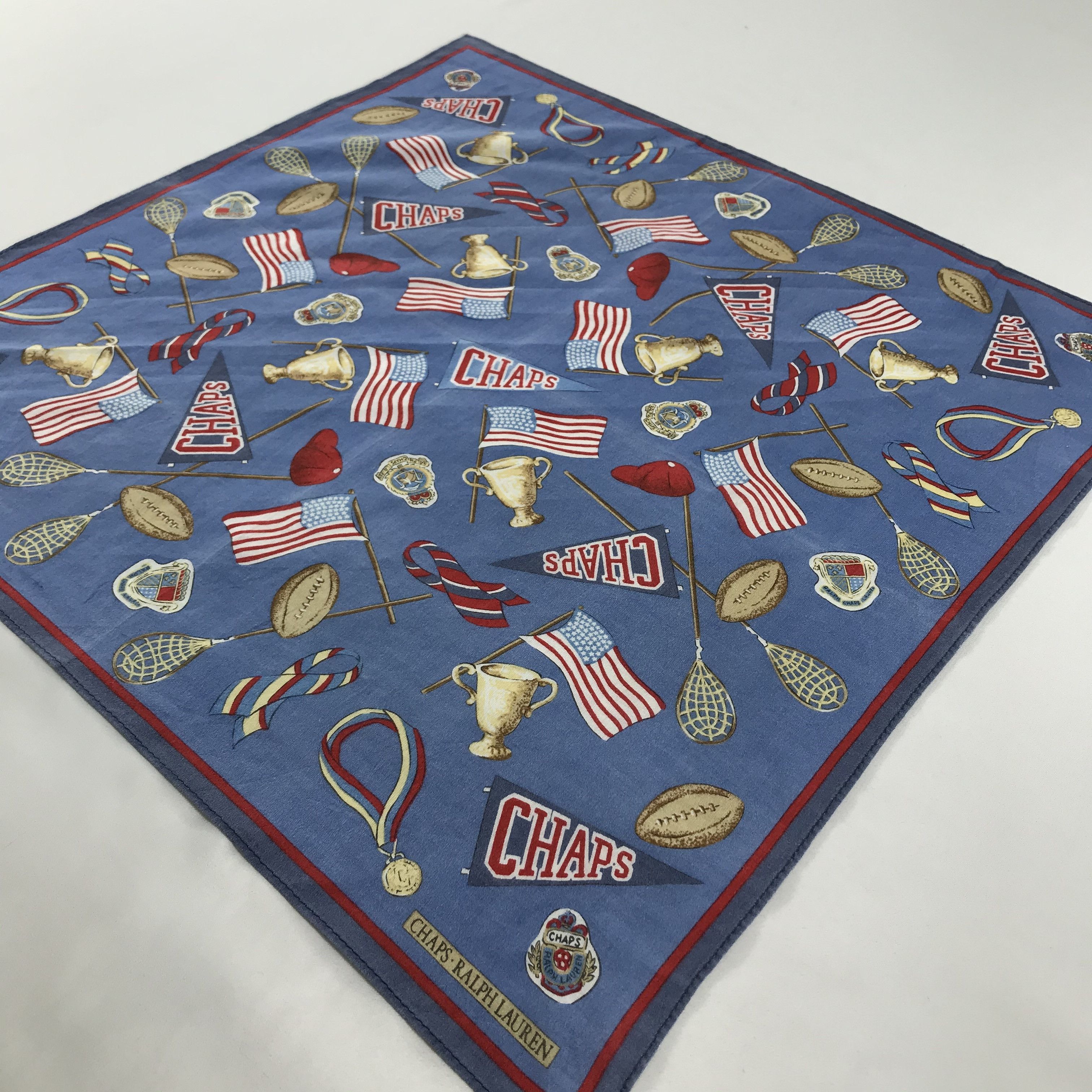 Chaps Ralph Lauren × Vintage Chaps Ralph Lauren Handkerchief / Neckerchief / Bandana Size ONE SIZE - 4 Thumbnail