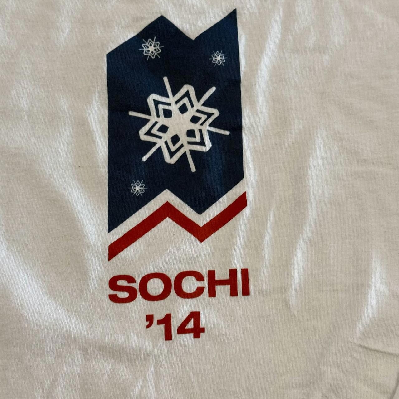 Designer Sochi 2014 Olympics Team USA Long Sleeve T-Shirt Adult XL Size US XL / EU 56 / 4 - 2 Thumbnail