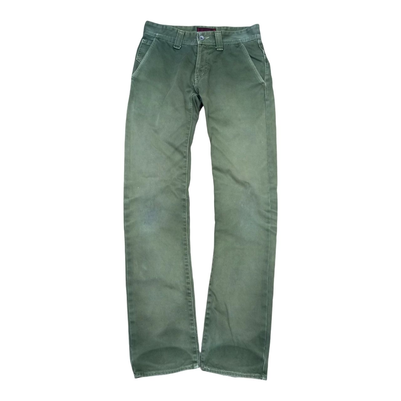 Johnbull Rare John Bull Kojima Japan No. 51-0619 Military Green Denim Size US 31 - 2 Thumbnail
