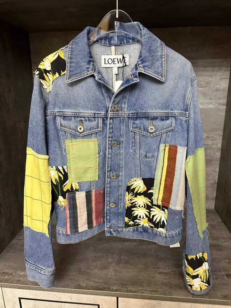 Loewe LOEWE Plaid denim jacket Size M / US 6-8 / IT 42-44 - 1 Thumbnail
