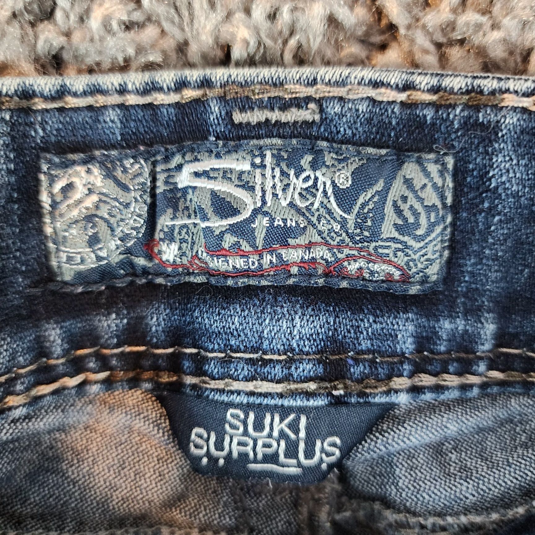 Vintage SILVER Suki Surplus Bootcut Jeans Size 28 Blue Metal Womens Size 28" / US 6 / IT 42 - 3 Thumbnail