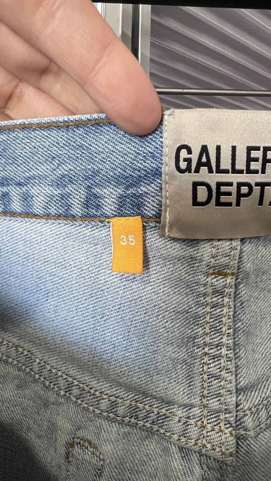 Gallery Dept. GALLERY DEPT 5001 DENIM Size US 35 - 9 Thumbnail