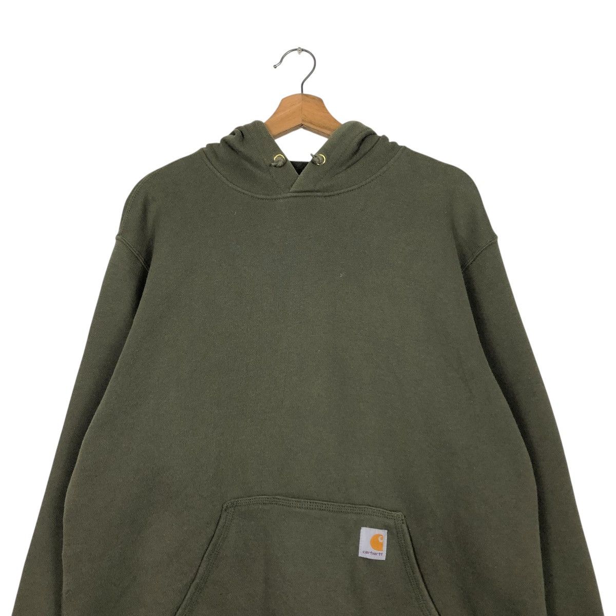 Carhartt 🔥VINTAGE HOODIE PULL OVER CARHARTT RICH GREEN Size US M / EU 48-50 / 2 - 15 Thumbnail