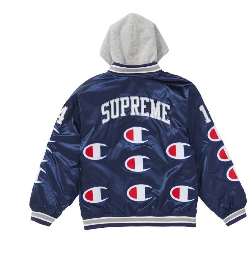 Champion × Supreme Supreme Champion Varisty Jacket Size US L / EU 52-54 / 3 - 2 Thumbnail