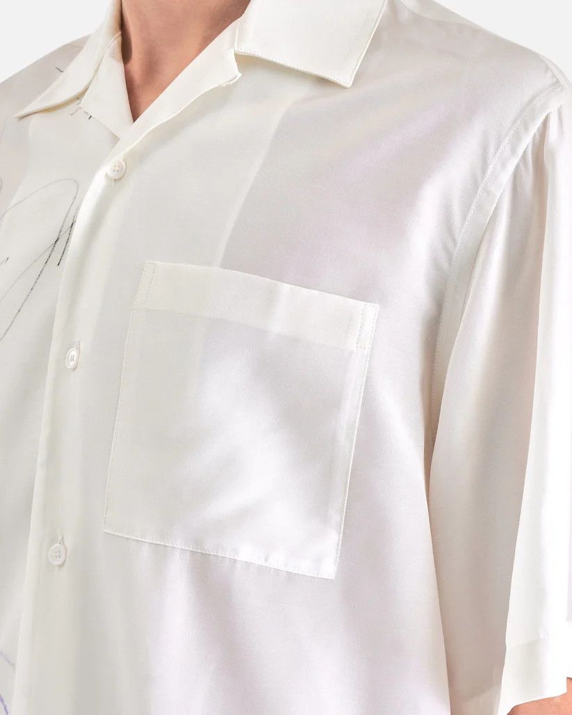 OAMC o1y0225 Patterned Shirt in White Size US L / EU 52-54 / 3 - 3 Thumbnail